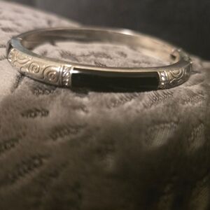 Classic Brighton Silver and Black Bracelet